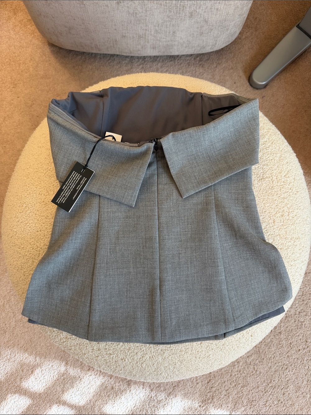 Aritzia Babaton Element Tube Top in Heather Grey - Picture 8 of 8